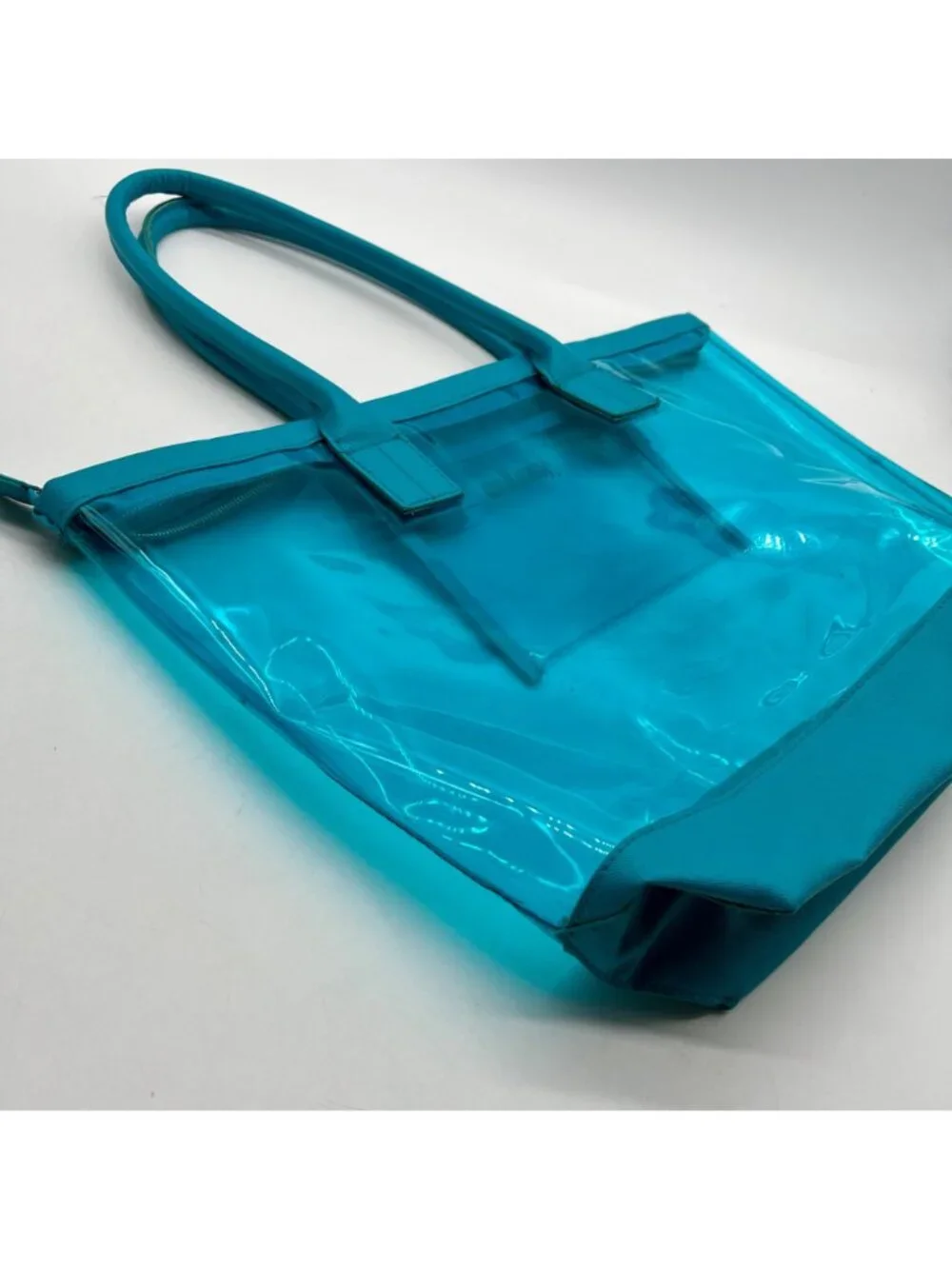 Neiman Marcus Blue Synthetic Tote Bag
